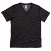 Unisex Triblend V-Neck T-Shirt in charcoalblacktriblend