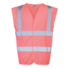 Enhanced Visibility Vest in bright-pink