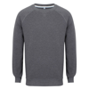 French Terry Sweatshirt in charcoal-marl