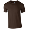 Softstyle® Adult Ringspun T-Shirt in dark-chocolate