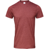 Softstyle® Adult Ringspun T-Shirt in heather-cardinal