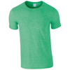 Softstyle® Adult Ringspun T-Shirt in heather-irish-green