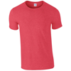 Softstyle® Adult Ringspun T-Shirt in heather-red