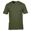 Premium Cotton T-Shirt in military-green