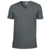 Softstyle® V-Neck T-Shirt in charcoal