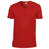 Softstyle® V-Neck T-Shirt in red