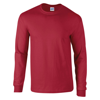 Ultra Cotton Adult Long Sleeve T-Shirt in cardinal-red