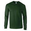 Ultra Cotton Adult Long Sleeve T-Shirt in forest