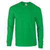 Ultra Cotton Adult Long Sleeve T-Shirt in irish-green