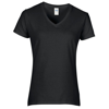 Women'S Premium Cotton V-Neck T-Shirt in black