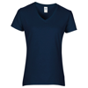 Women'S Premium Cotton V-Neck T-Shirt in navy