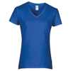 Women'S Premium Cotton V-Neck T-Shirt in royal