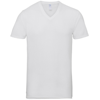 Premium Cotton Adult V-Neck T-Shirt in white