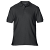 Premium Cotton Double Piqué Sport Shirt in black