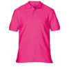 Premium Cotton Double Piqué Sport Shirt in heliconia