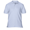 Premium Cotton Double Piqué Sport Shirt in light-blue