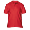 Premium Cotton Double Piqué Sport Shirt in red