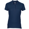 Women'S Premium Cotton Double Piqué Sport Shirt in navy