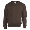 Heavy Blend Adult Crew Neck Sweatshirt in dark-chocolate