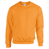 Heavy Blend Adult Crew Neck Sweatshirt in safety-orange