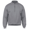 Heavy Blend Cadet Collar Sweatshirt in sport-grey