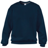 Premium Cotton Crew Neck Sweatshirt in navy