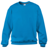 Premium Cotton Crew Neck Sweatshirt in sapphire