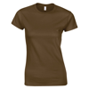 Softstyle® Women'S Ringspun T-Shirt in dark-chocolate