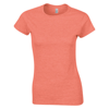 Softstyle® Women'S Ringspun T-Shirt in heather-orange