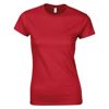 Softstyle® Women'S Ringspun T-Shirt in red