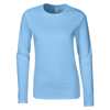 Softstyle® Women'S Long Sleeve T-Shirt in light-blue