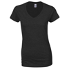 Softstyle® Women'S V-Neck T-Shirt in black