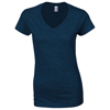 Softstyle® Women'S V-Neck T-Shirt in navy