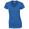 Softstyle® Women'S V-Neck T-Shirt in royal