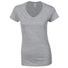 Softstyle® Women'S V-Neck T-Shirt in sportgrey