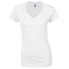 Softstyle® Women'S V-Neck T-Shirt in white