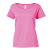 Softstyle® Women'S Deep Scoop T-Shirt in azalea