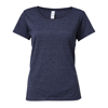 Softstyle® Women'S Deep Scoop T-Shirt in heather-navy