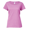 Softstyle® Women'S Deep Scoop T-Shirt in heather-radiant-orchid