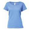 Softstyle® Women'S Deep Scoop T-Shirt in heather-royal