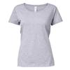 Softstyle® Women'S Deep Scoop T-Shirt in ringspun-sport-grey