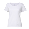 Softstyle® Women'S Deep Scoop T-Shirt in white