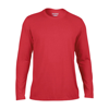 Gildan Performance Long Sleeve T-Shirt in red