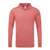 Performance Adult Hooded T-Shirt in heather-sport-scarlet-red