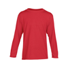 Gildan Performance Youth Long Sleeve T-Shirt in red