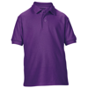 Dryblend® Youth Double Piqué Sports Shirt in purple
