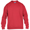 Heavy Blend Youth Crew Neck Sweatshirt in red