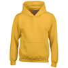 Heavy Blend Youth Hooded Sweatshirt in gold