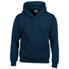 Heavy Blend Youth Hooded Sweatshirt in navy