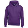 Heavy Blend Youth Hooded Sweatshirt in purple